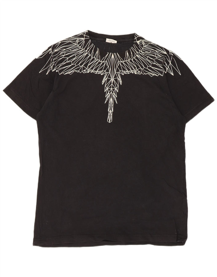 Marcelo Burlon T-Shirt Graphique Homme Noir Moyen Coton