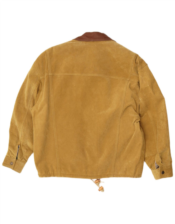 Veste en daim pour homme Front Line UK 40 grand cuir beige