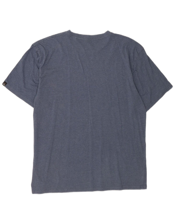 Prana T-Shirt Homme Top 2XL Bleu Marine Moucheté
