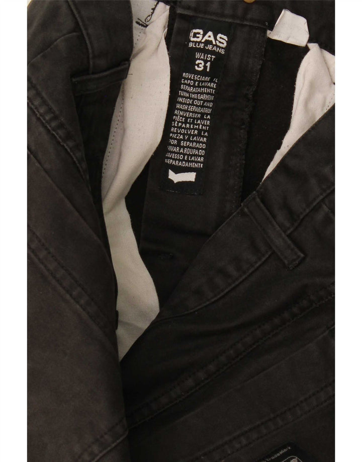 Gas Pantalon décontracté bootcut pour homme W31 L32 Noir