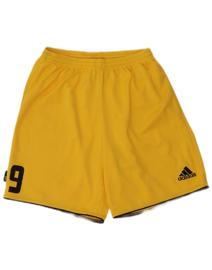 Adidas Short de Sport Graphique Garçon 11-12 Ans Jaune Moyen Polyester