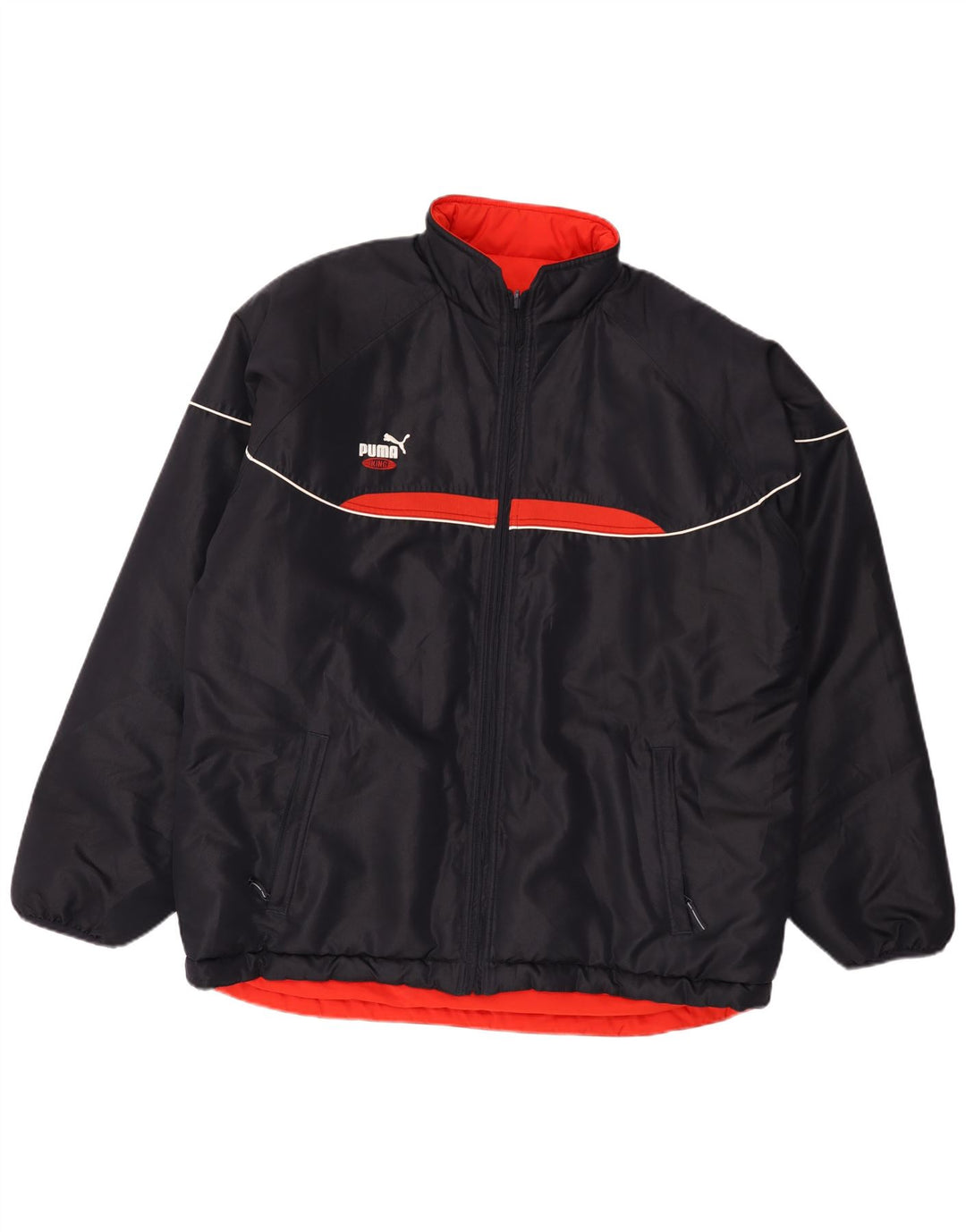 Puma Veste matelassée réversible pour homme UK 44 2XL Bleu marine Colourblock