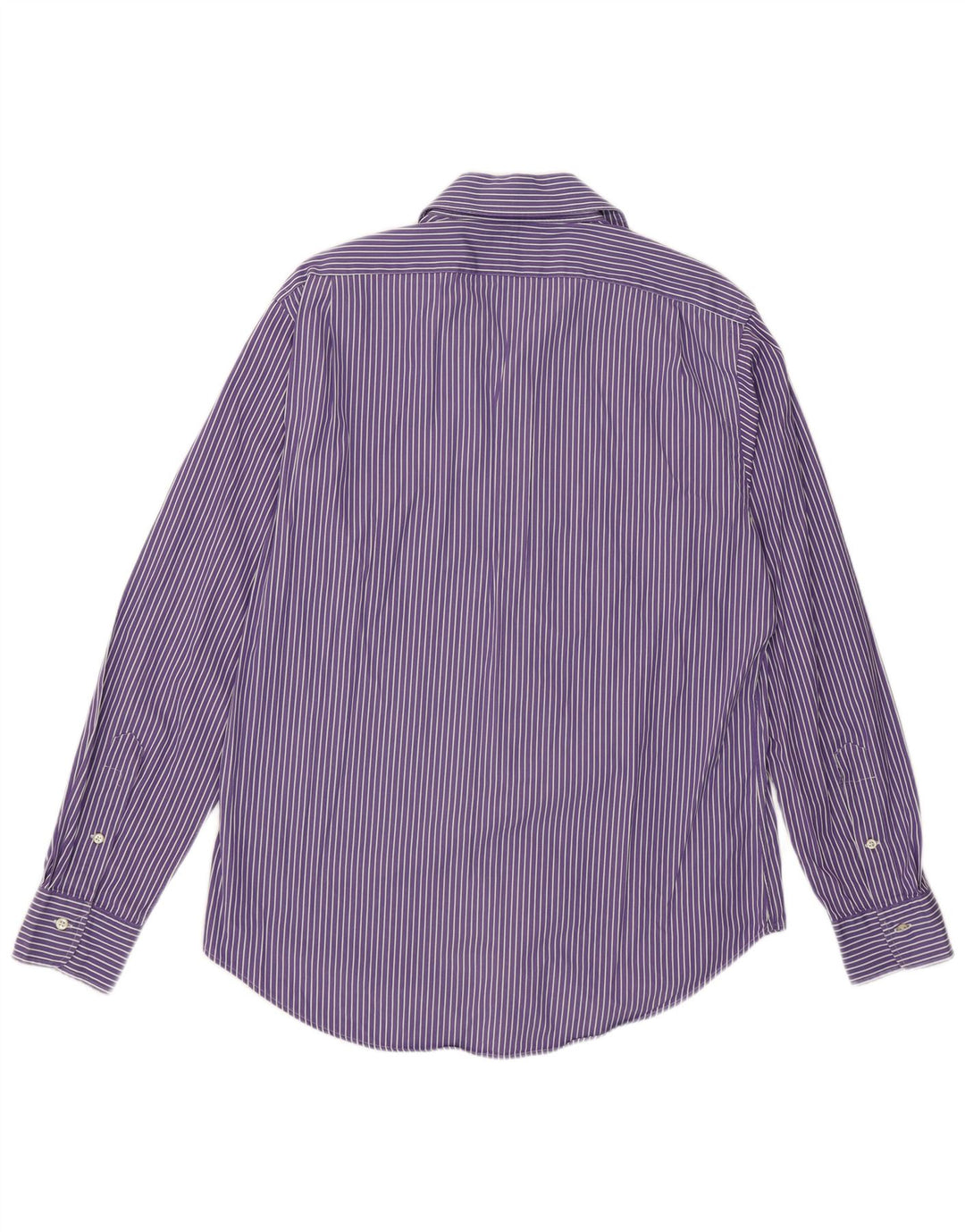 Polo Ralph Lauren Chemise Regent Homme Taille 16 Grand Coton Rayé Violet