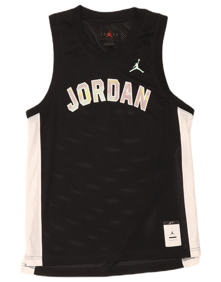 Jordan Débardeur graphique pour homme Petit Noir Polyester Colorblock