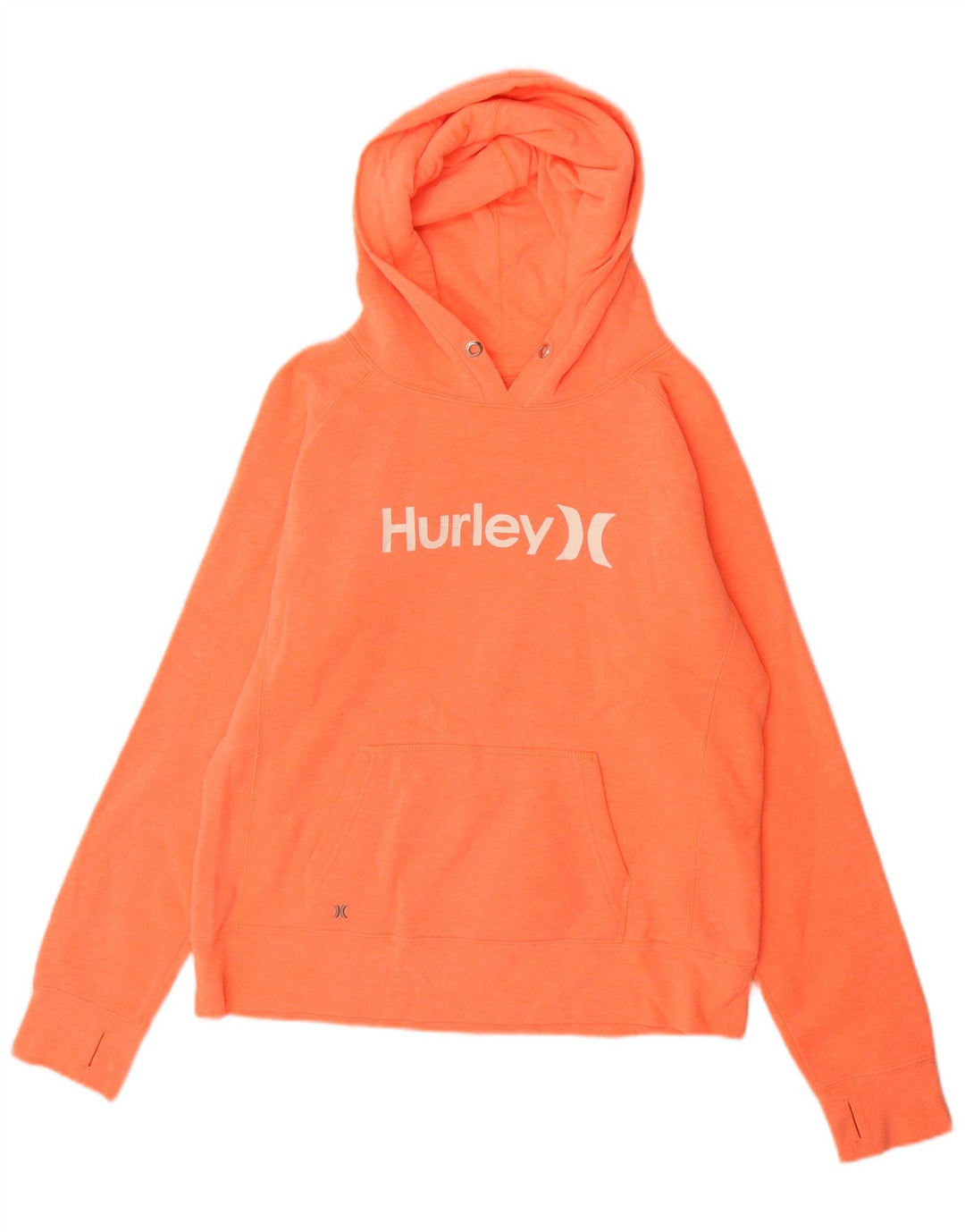 Hurley Pull à Capuche Graphique Homme Orange Moyen Coton