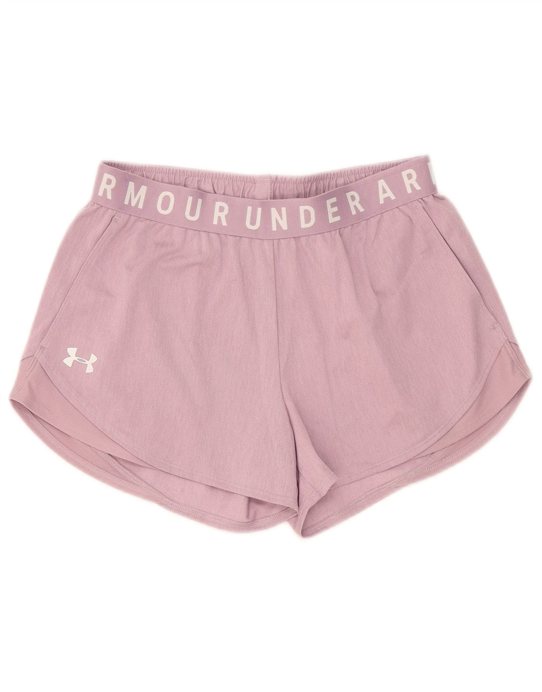 Under Armour Short de Sport Graphique Femme UK 10 Petit Rose Polyester