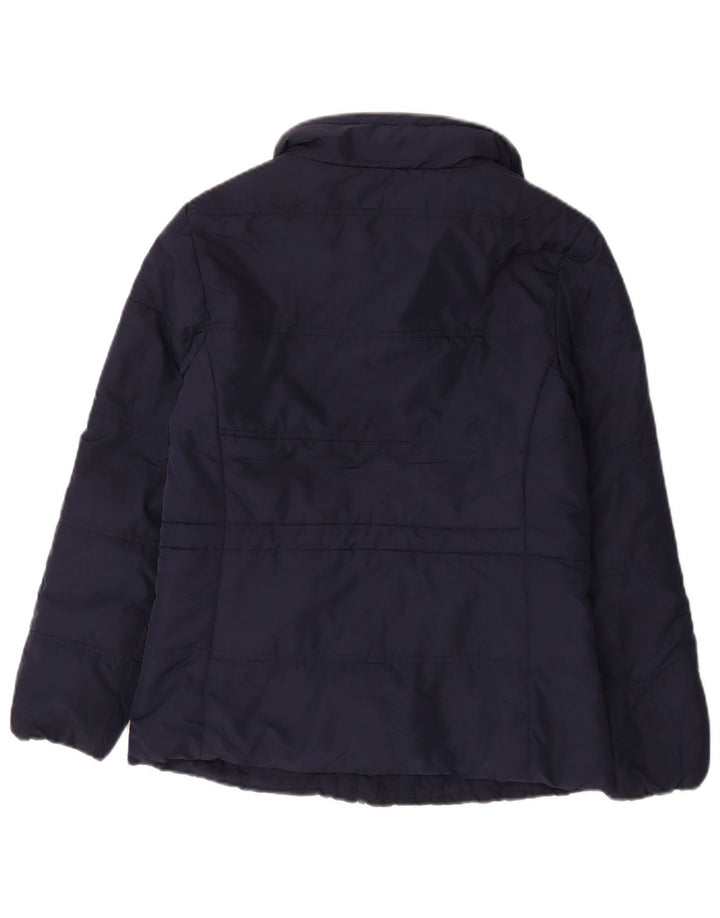 Marks & Spencer Veste matelassée pour femme UK 10 Small Bleu marine Polyester
