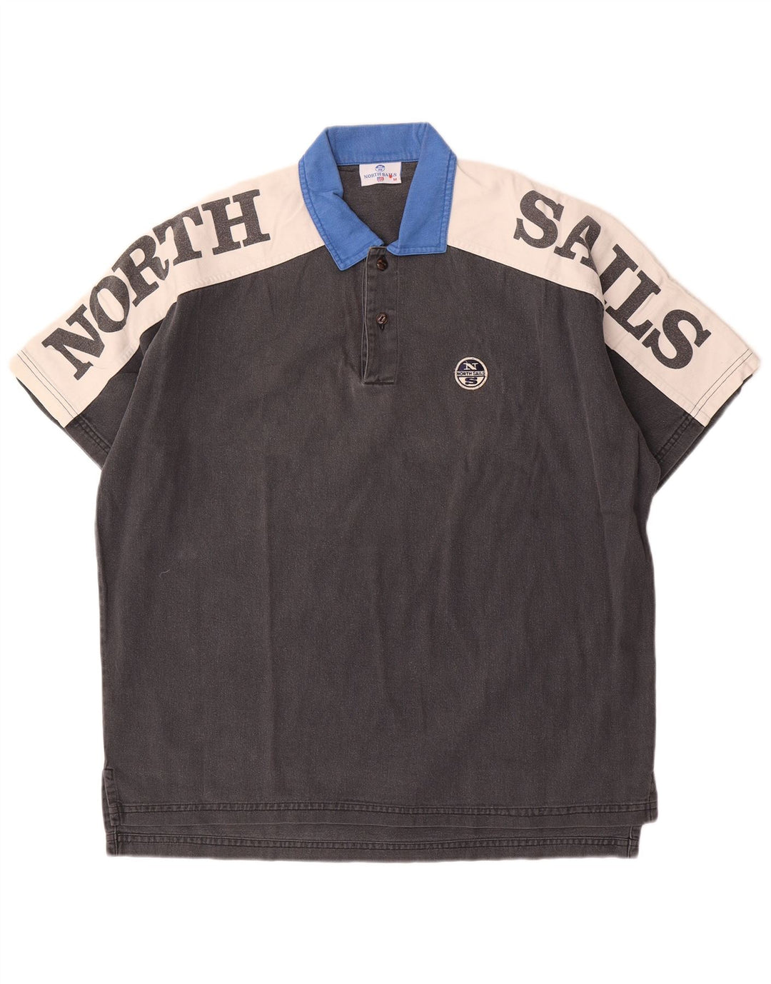 North Sails Polo Graphique Homme Gris Moyen Colourblock Coton