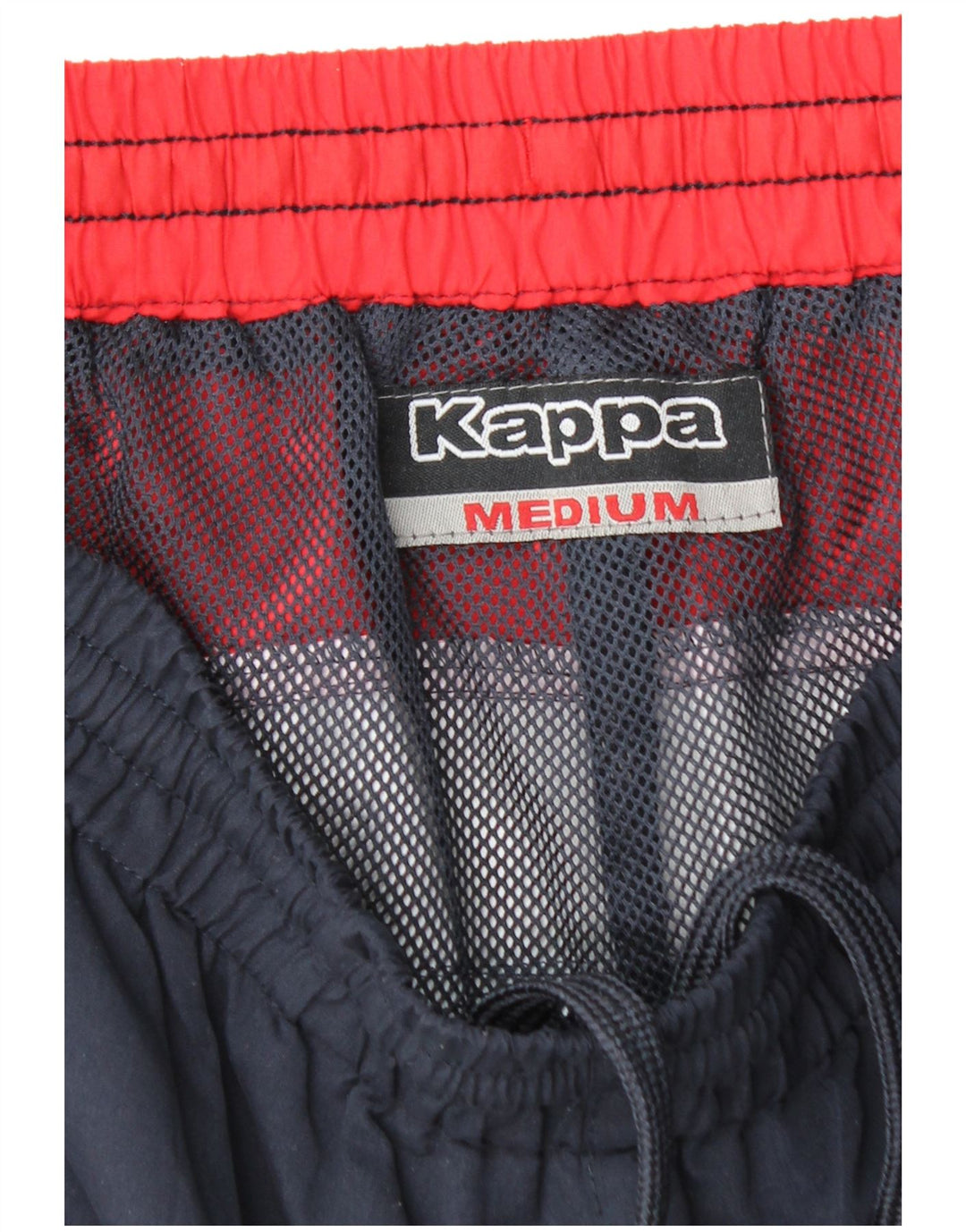 KAPPA Womens Tracksuit Trousers UK 14 Medium Navy Blue Colourblock