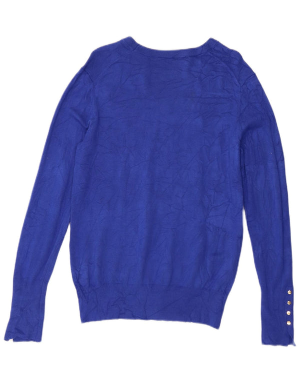 Zara Pull col bateau pour femme UK 18 XL Bleu