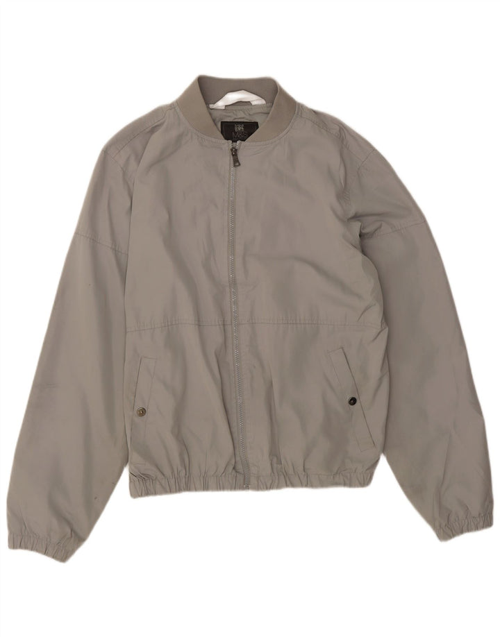 Marks & Spencer Veste Bomber Homme UK 40 Large Gris Polyester