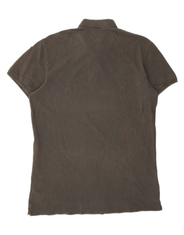 SCOTCH & SODA Mens Polo Shirt XL Grey Cotton Vintage Scotch & Soda and Second-Hand Scotch & Soda from Messina Hembry 