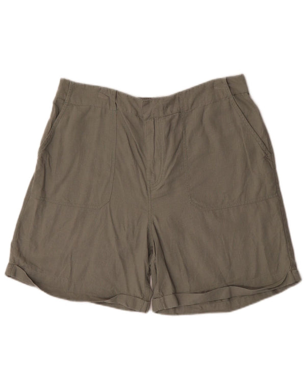 Fat Face Short Chino pour Femme UK 14 Large W32 Lin Kaki