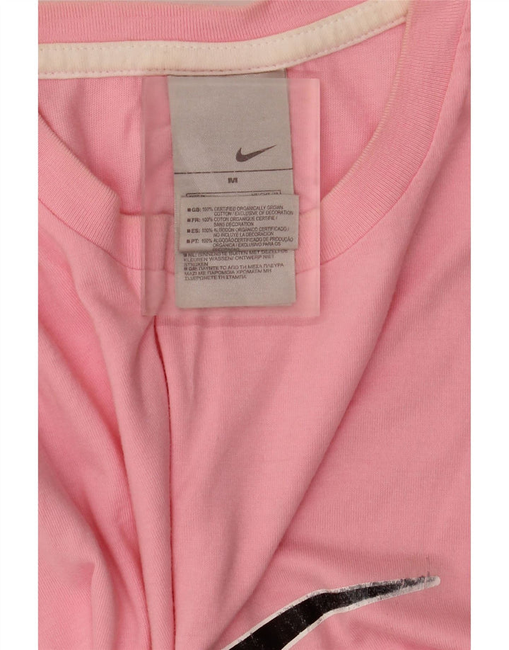 Nike T-shirt graphique pour homme en coton rose moyen