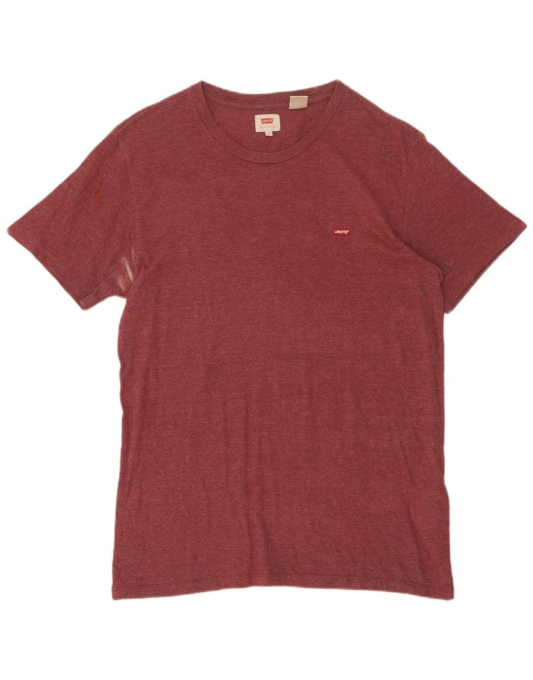 Levi's T-Shirt Top Homme Bordeaux Coton