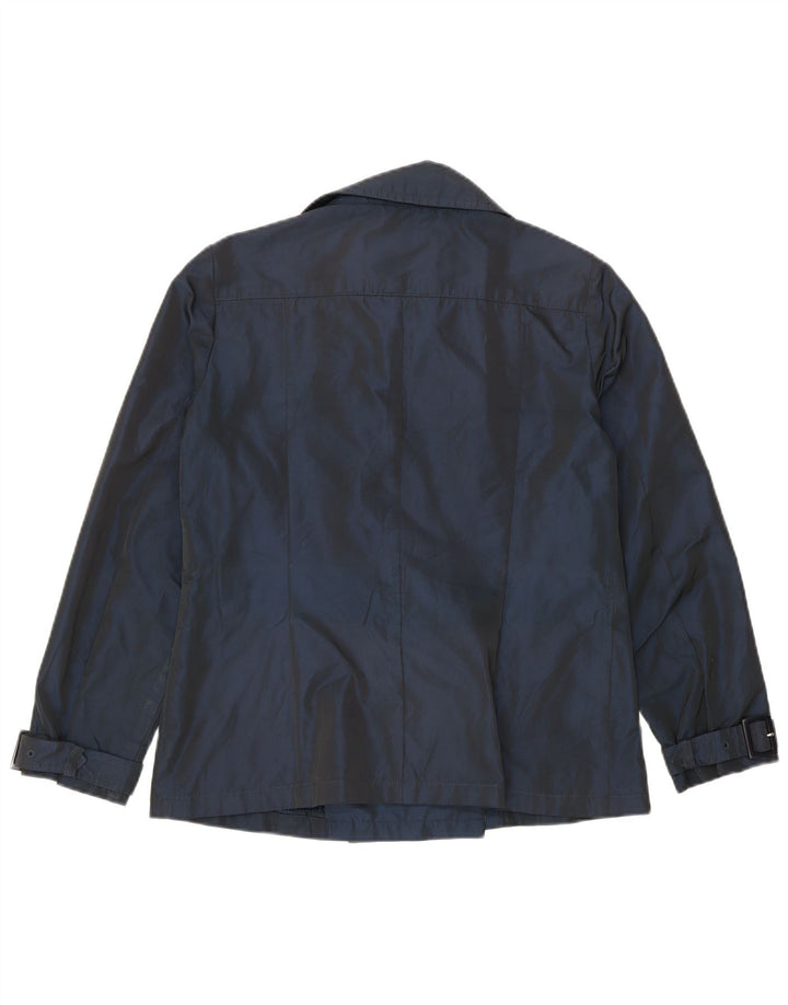 i Blues Caban court à double boutonnage pour femme UK 12 Bleu marine moyen
