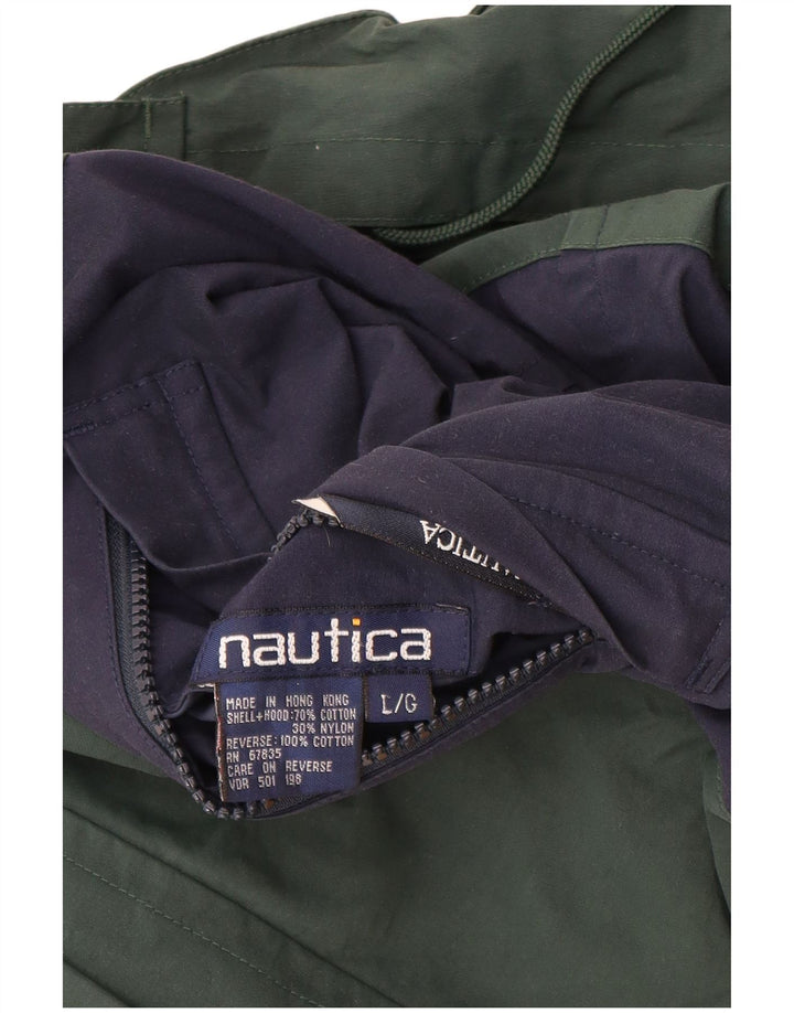 Nautica Veste réversible pour homme UK 40 Grand coton colour block multicolore