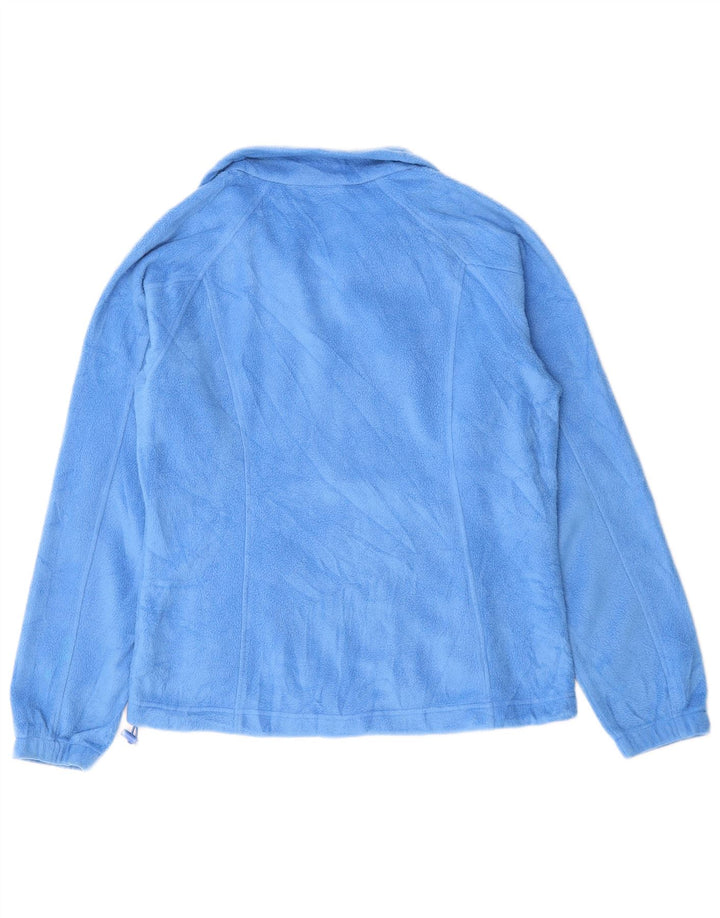 COLUMBIA Veste Polaire Femme UK 14 Bleu Moyen Polyester