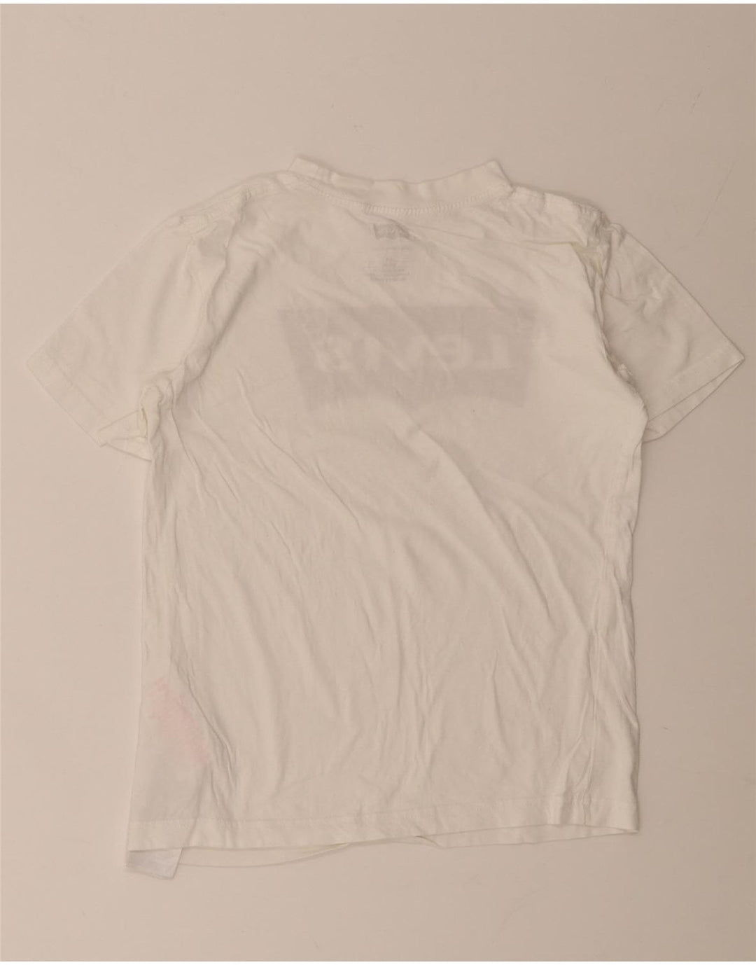 Levi's T-Shirt Graphique Garçon 11-12 ans Blanc Coton