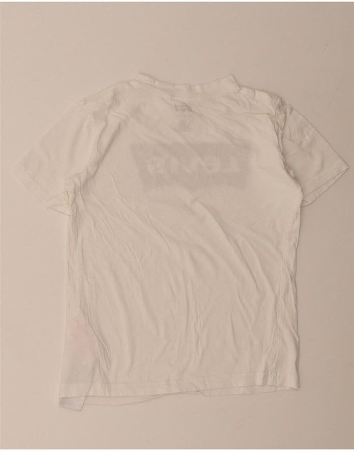 Levi's T-Shirt Graphique Garçon 11-12 ans Blanc Coton