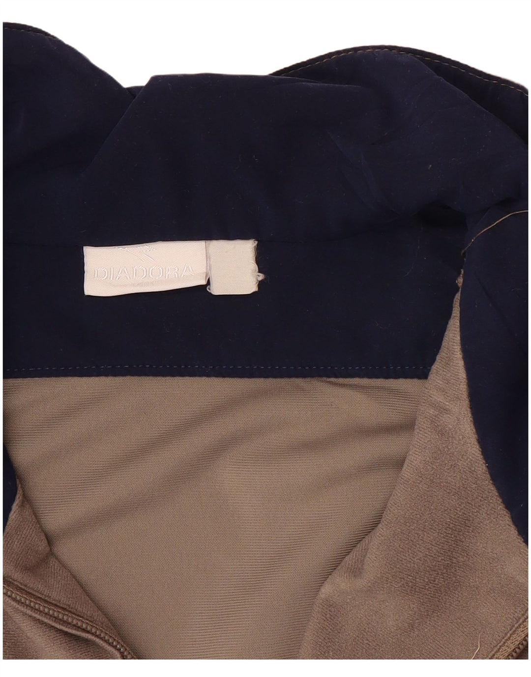 Diadora Veste de Survêtement en Velours Homme Large Gris Colorblock