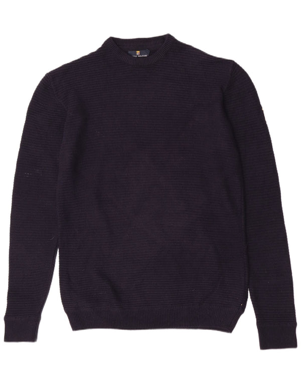Marina Militare Pull Col Roulé Homme 2XL Bleu Marine Coton