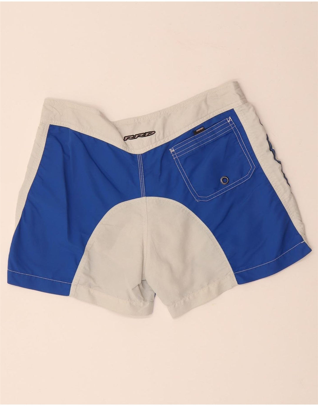 RRD Short de Bain Graphique Homme IT 46 Petit Bleu Colorblock Polyester