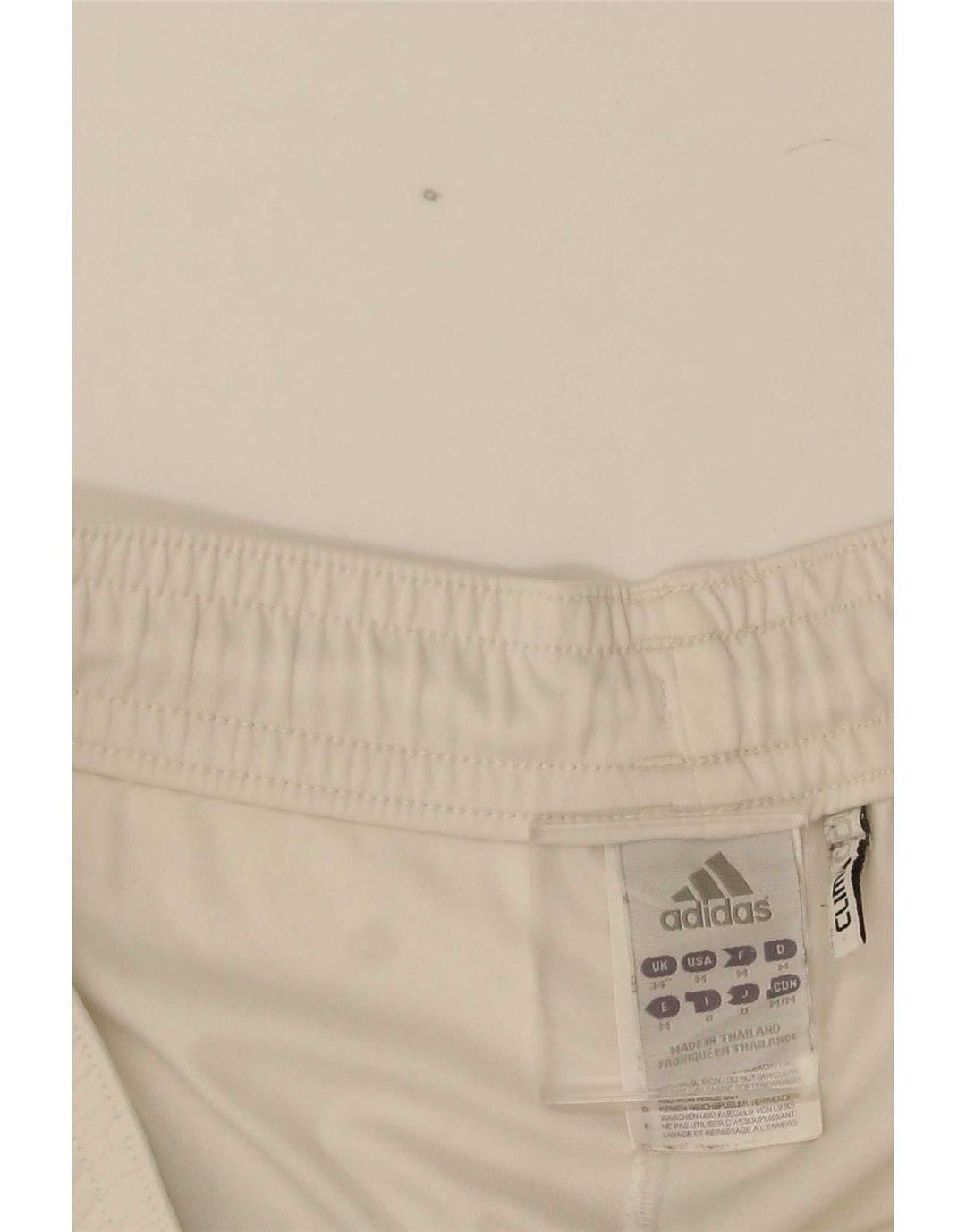 Adidas Short de sport pour homme en polyester color block blanc moyen