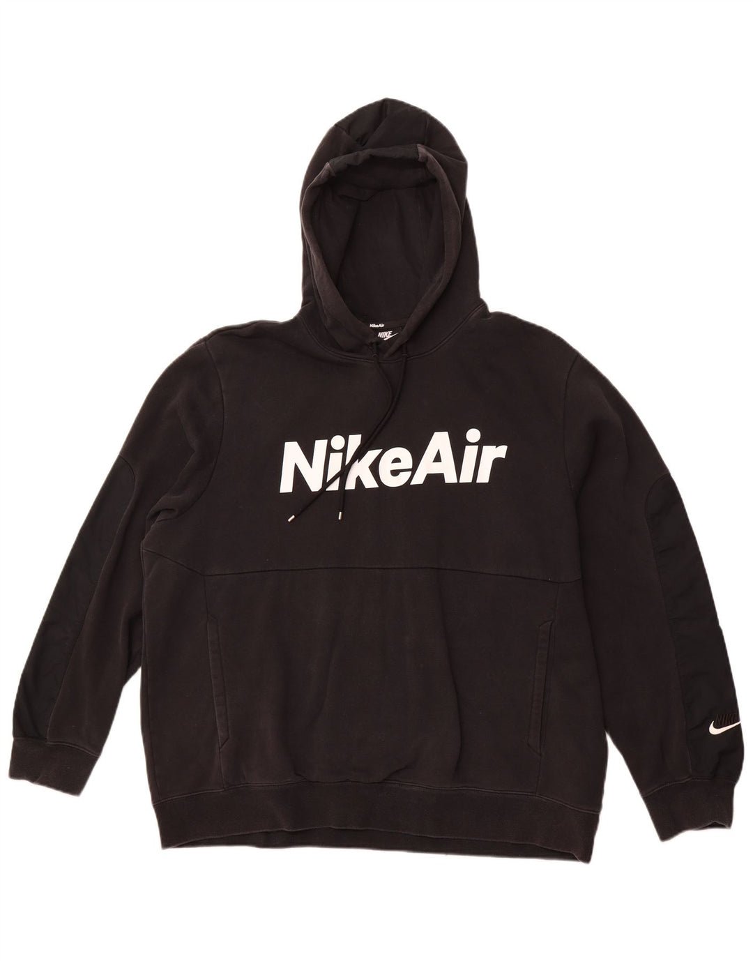 NIKE Pull à capuche graphique pour homme XL en coton noir