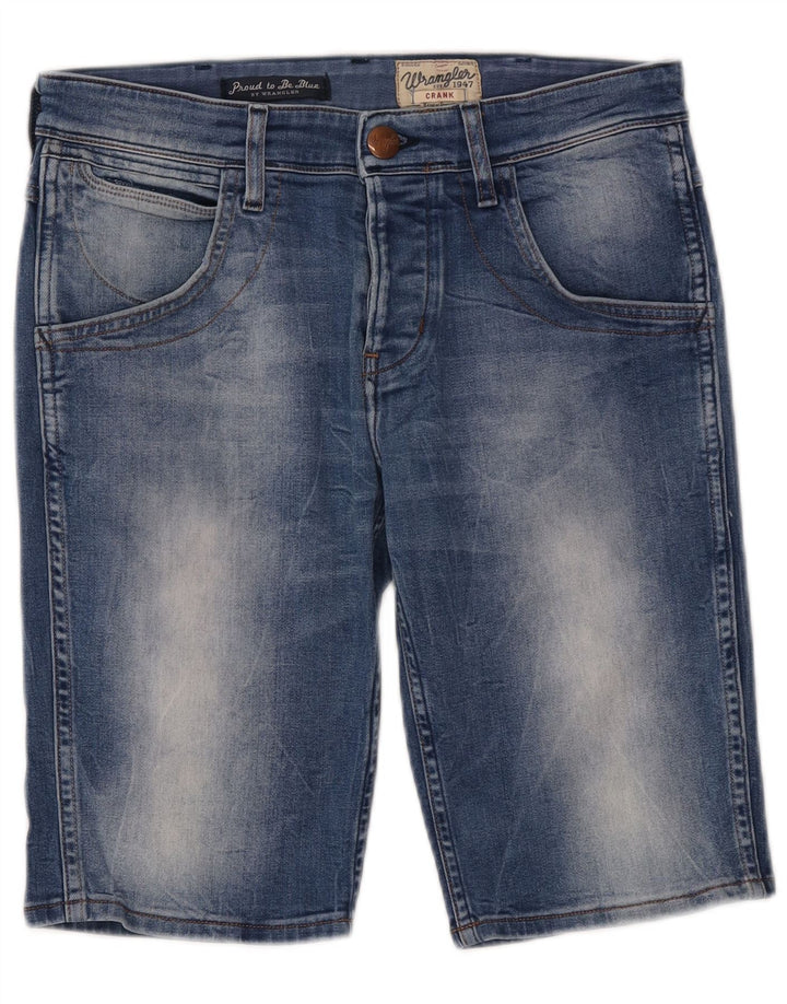 Wrangler Short en jean Crank W30 pour homme en coton bleu moyen