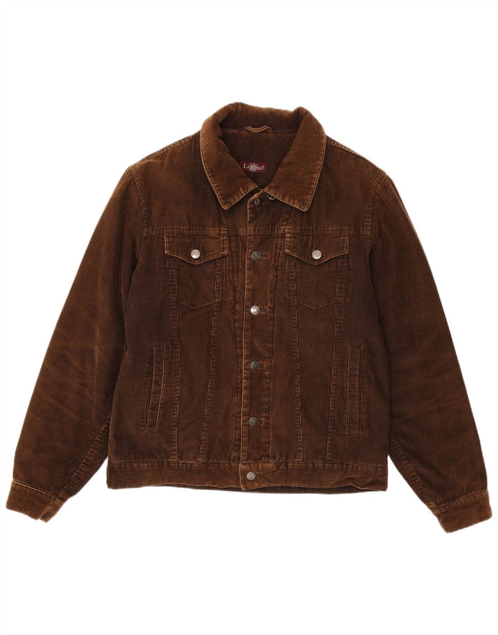 Larusso Veste en velours côtelé pour homme UK 38 Coton marron moyen