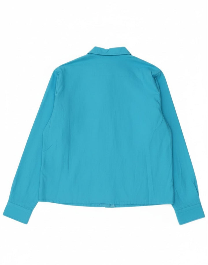 Chemise Femme Vintage IT 46 Grand Bleu
