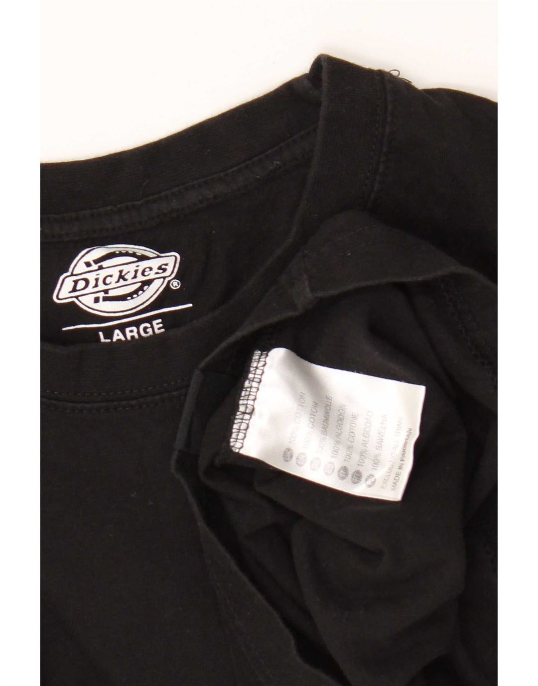 Dickies T-Shirt Homme Haut Large Noir Coton