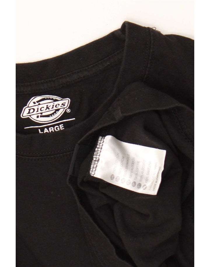 Dickies T-Shirt Homme Haut Large Noir Coton
