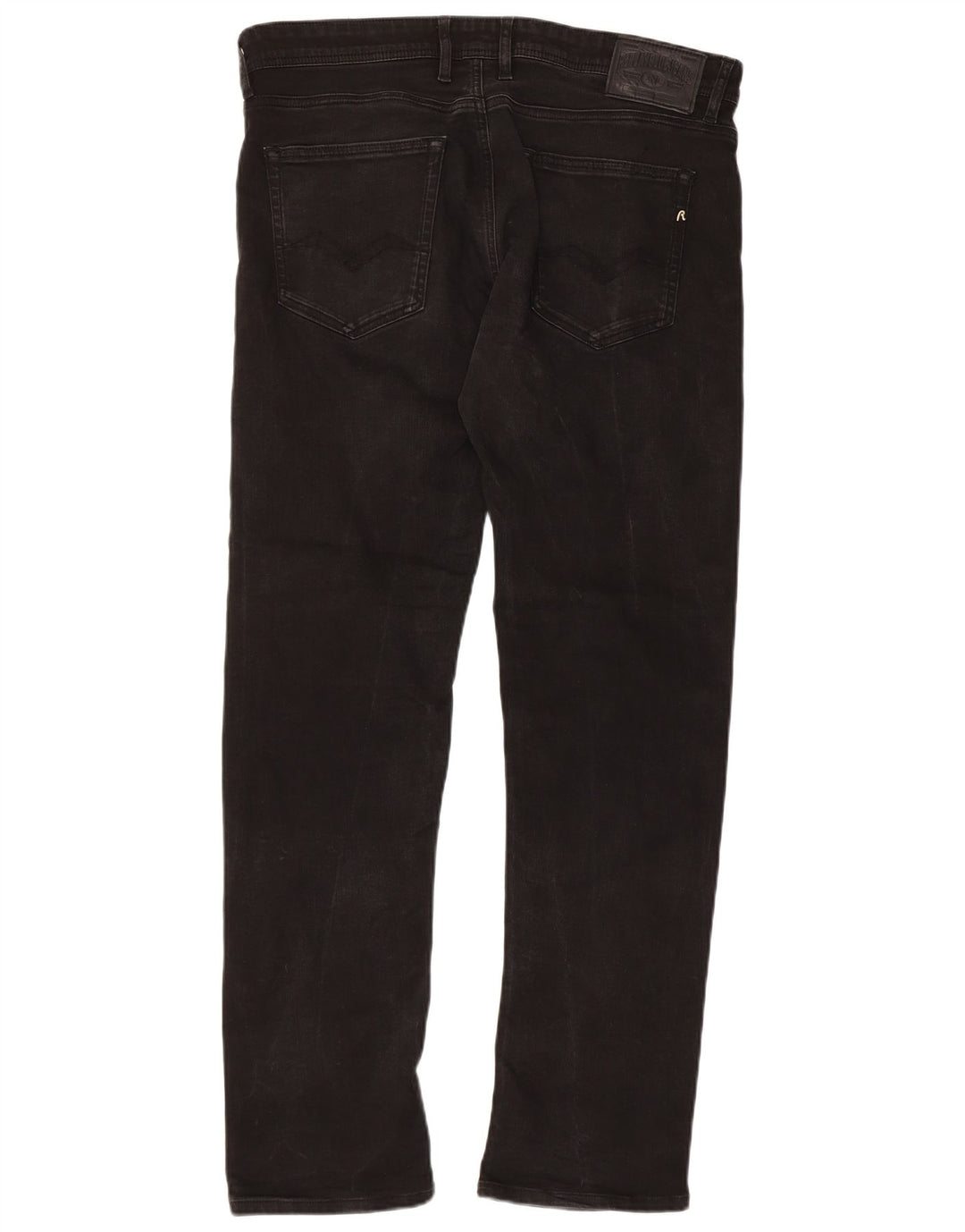 REPLAY Jean Droit Grover Homme W34 L32 Noir Coton