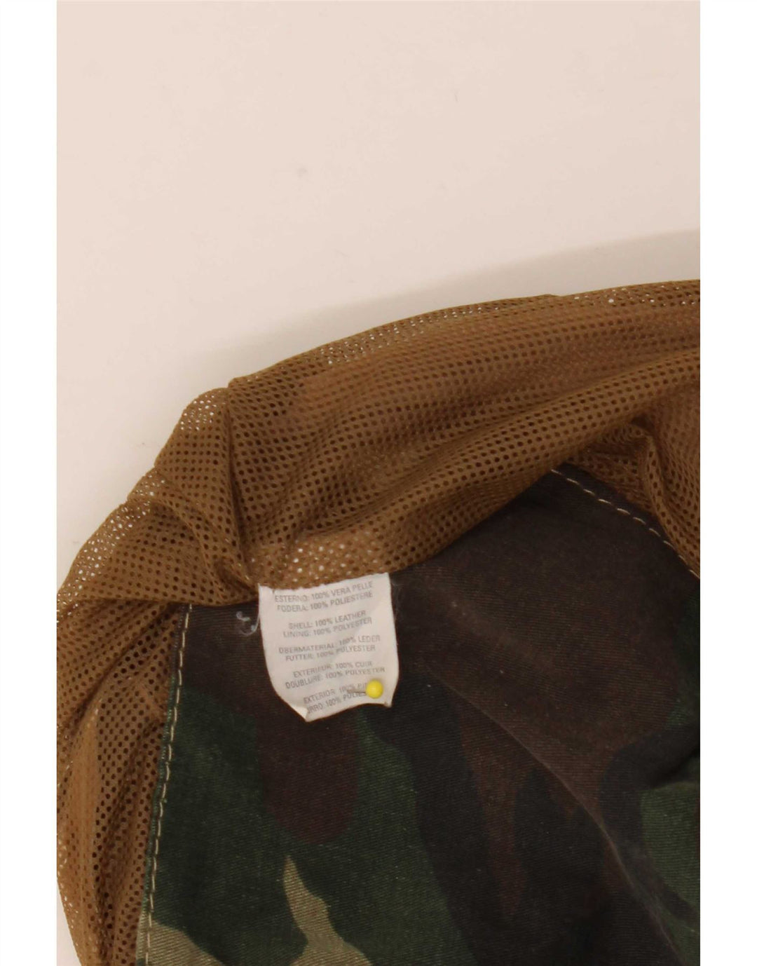 veste en cuir homme vintage IT 50 Grand Marron