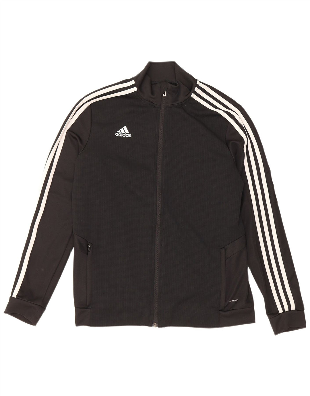ADIDAS Veste de survêtement Climalite pour femme UK 16/18 Large Noir