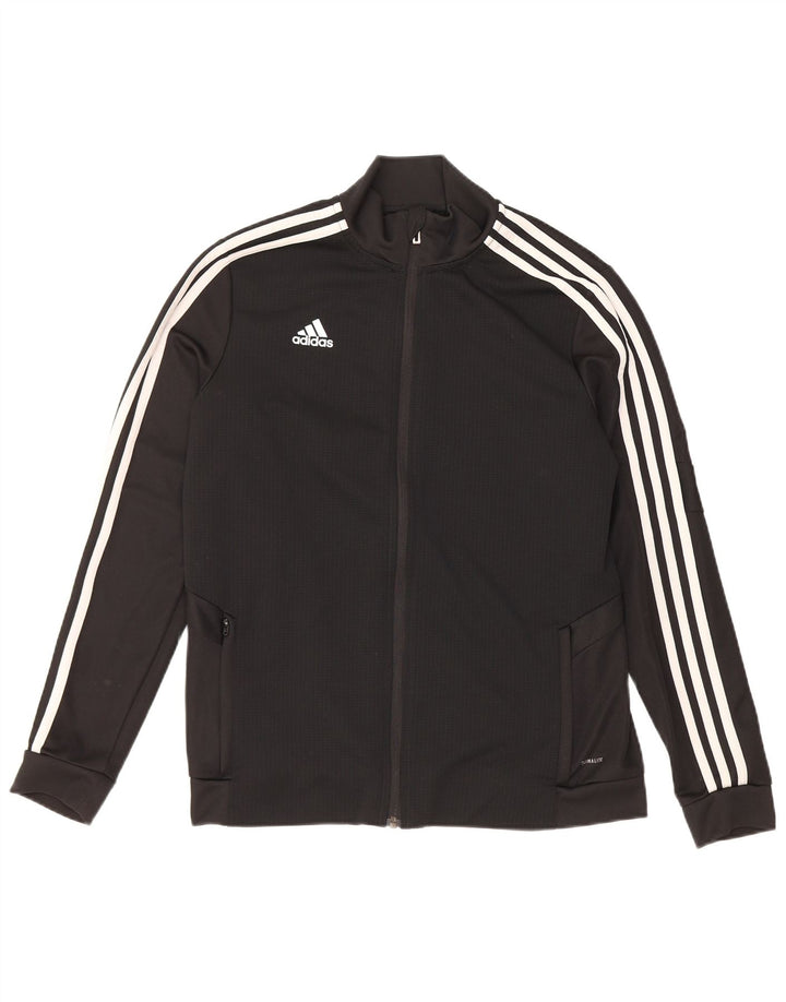 ADIDAS Veste de survêtement Climalite pour femme UK 16/18 Large Noir
