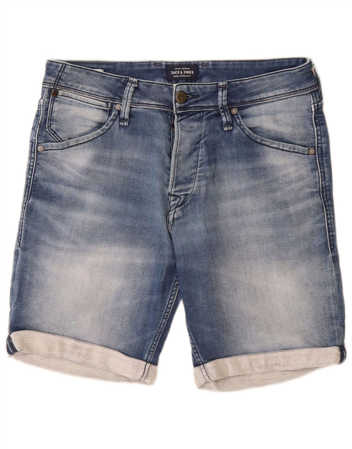 Jack & Jones Short En Jean Homme Medium W32 Bleu