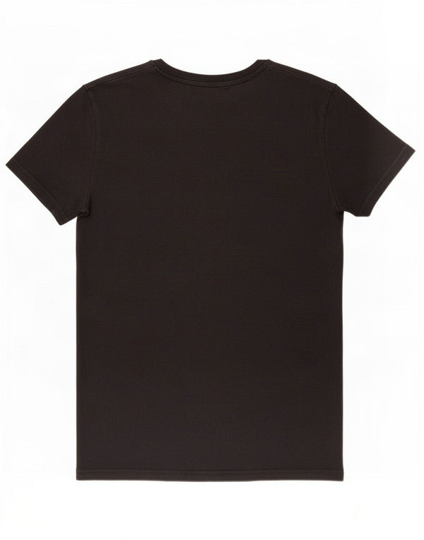 Superdry Homme T-Shirt Graphique Top Small Noir Camouflage Coton