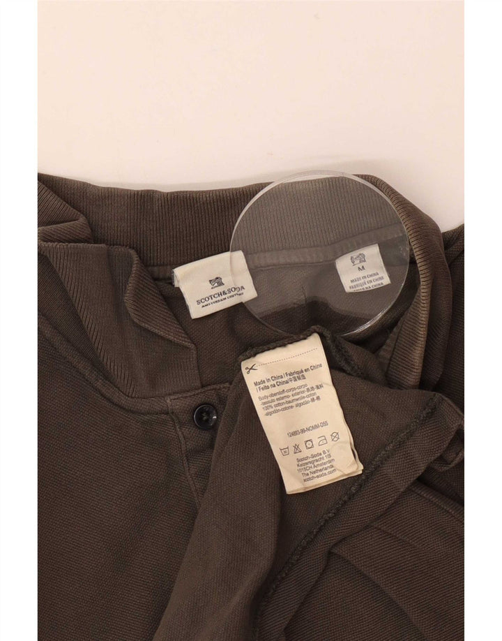Scotch & Soda Polo Homme Marron Moyen Coton