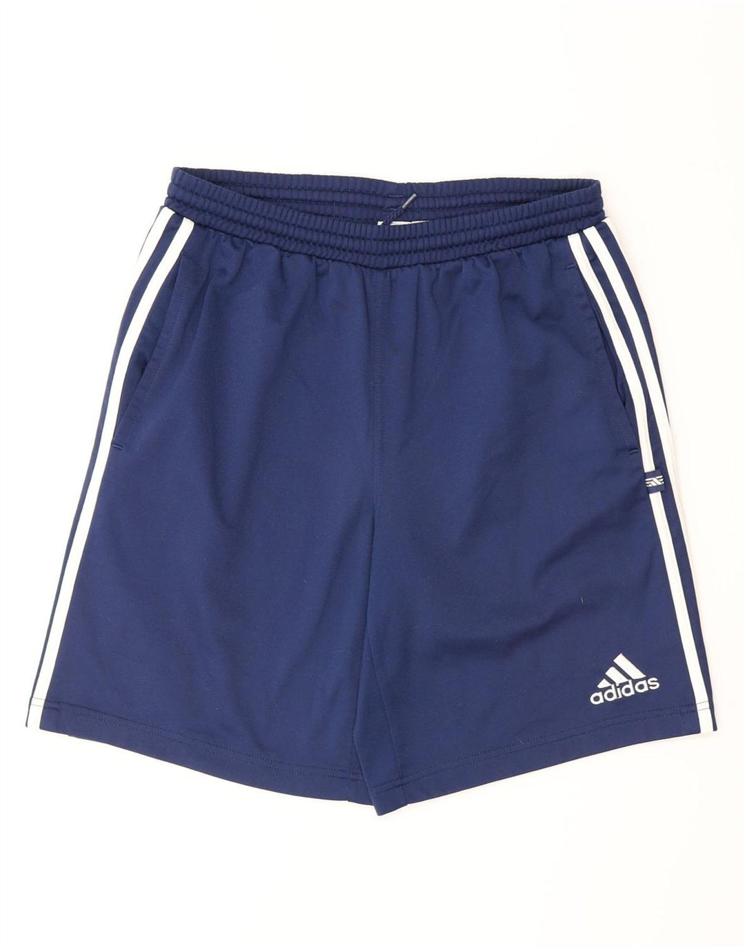 Adidas Short de Sport Garçon 15-16 ans Bleu Marine Polyester