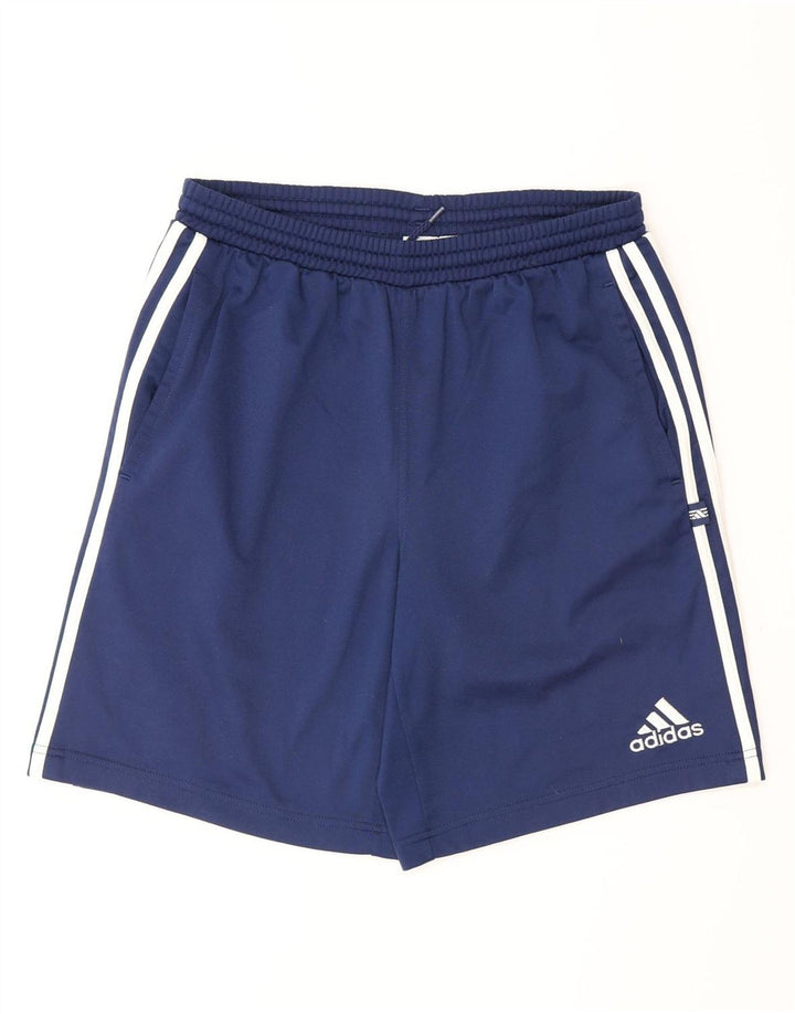 Adidas Short de Sport Garçon 15-16 ans Bleu Marine Polyester