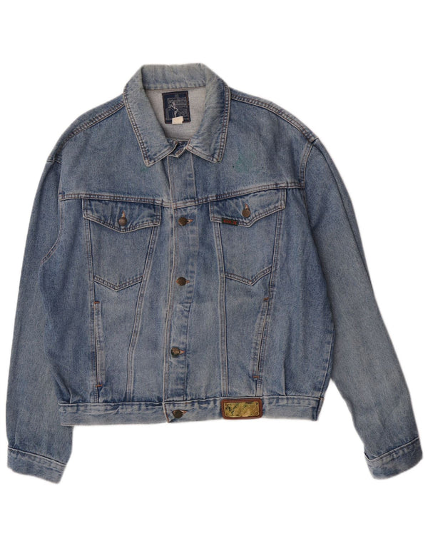 Base 92 Veste en Jean Homme UK 42 XL Bleu Coton
