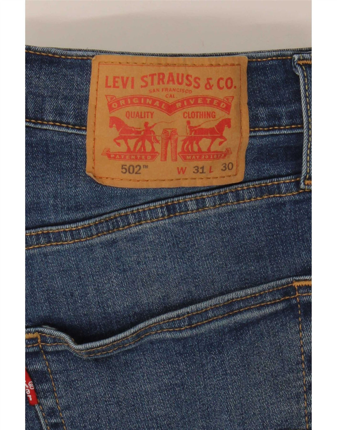 Levi's Jean 502 Tapered Homme Bleu Coton W31 L30