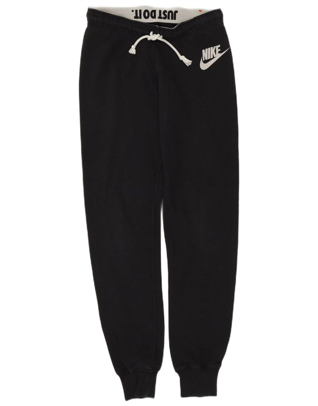 NIKE Pantalon de survêtement pour femme Joggers UK 10 Small Noir Coton
