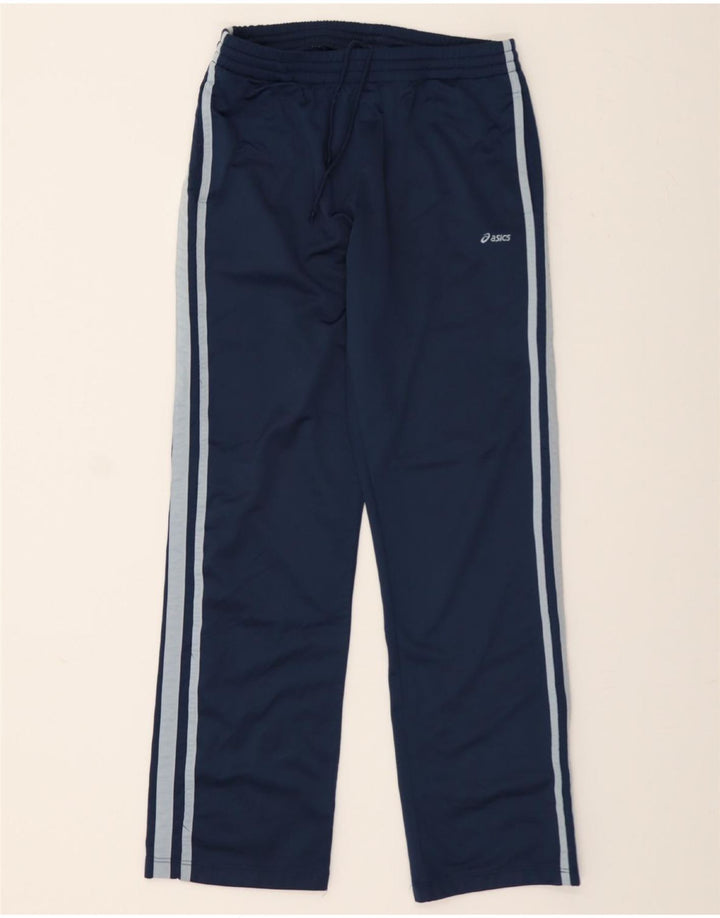 ASICS Pantalon de survêtement pour hommes Large Bleu marine Polyester