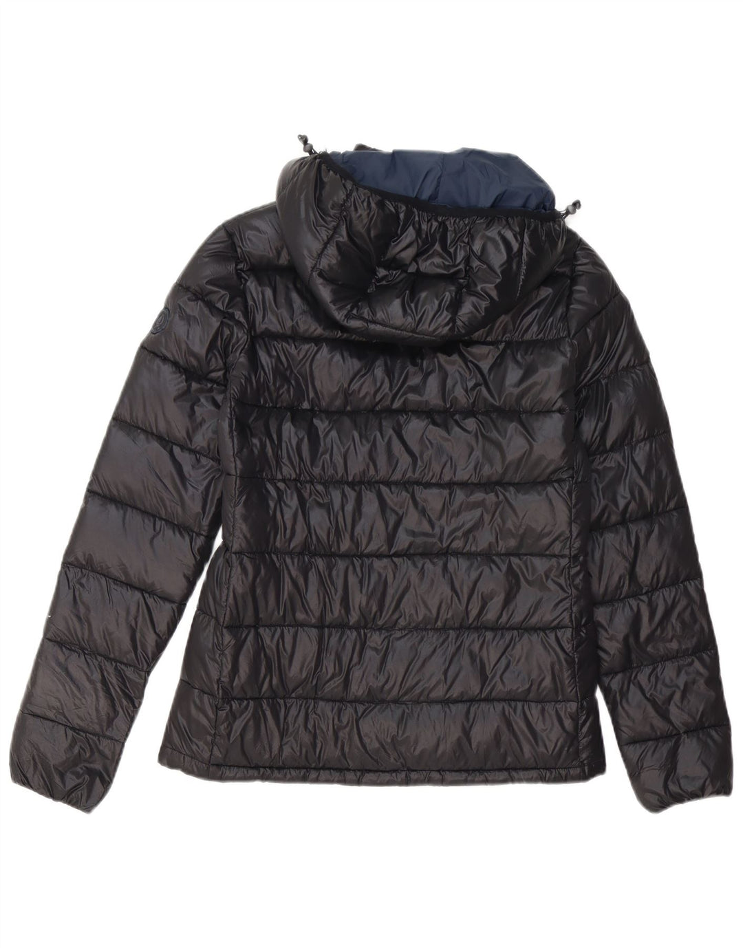 BEST COMPANY Veste matelassée à capuche pour femme UK 44 Medium Noir Polyester