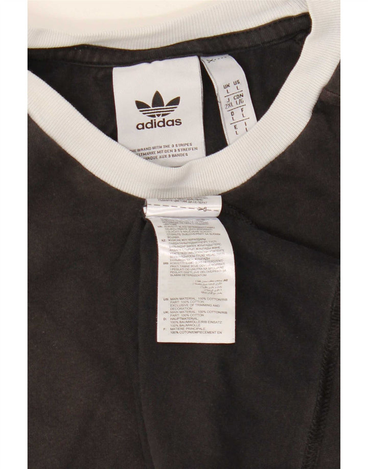 Adidas T-Shirt Homme Haut Grand Coton Noir