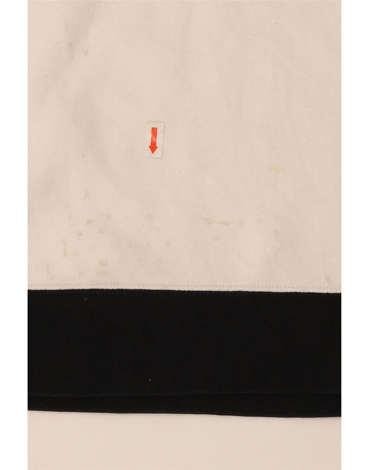 Nike Sweat-shirt graphique en coton color block noir moyen pour homme